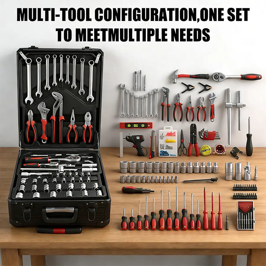💥💥899-Piece Professional Tool Set | Mobile Tool Cabinet with Wheels