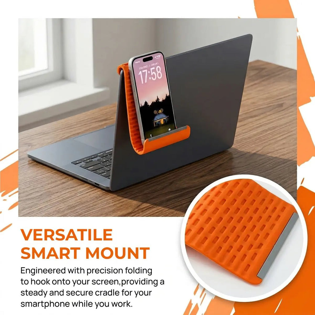 Flexible Silicone Phone Holder - Bendable Rollable Foldable Design