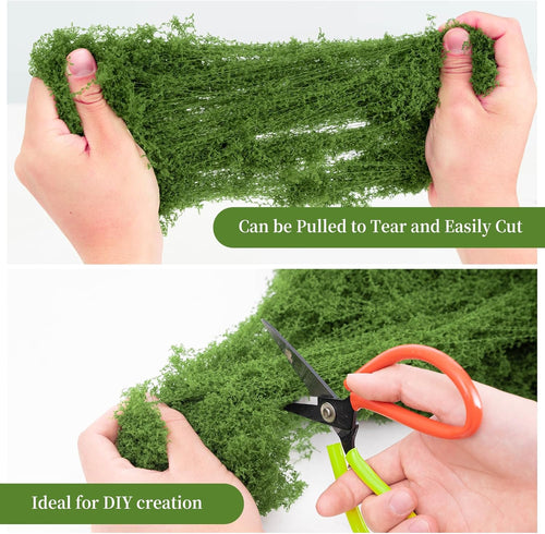 Artificial Green Moss for Crafts & Decor
