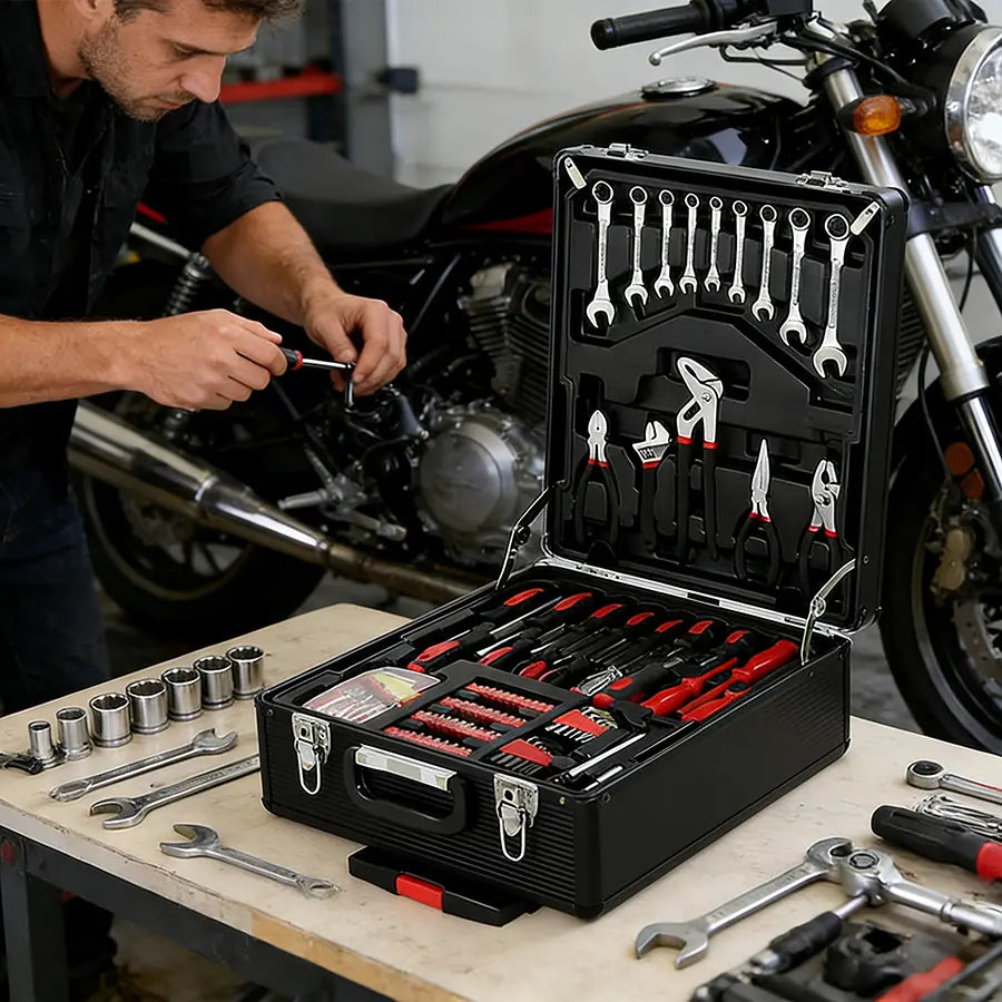 💥💥899-Piece Professional Tool Set | Mobile Tool Cabinet with Wheels