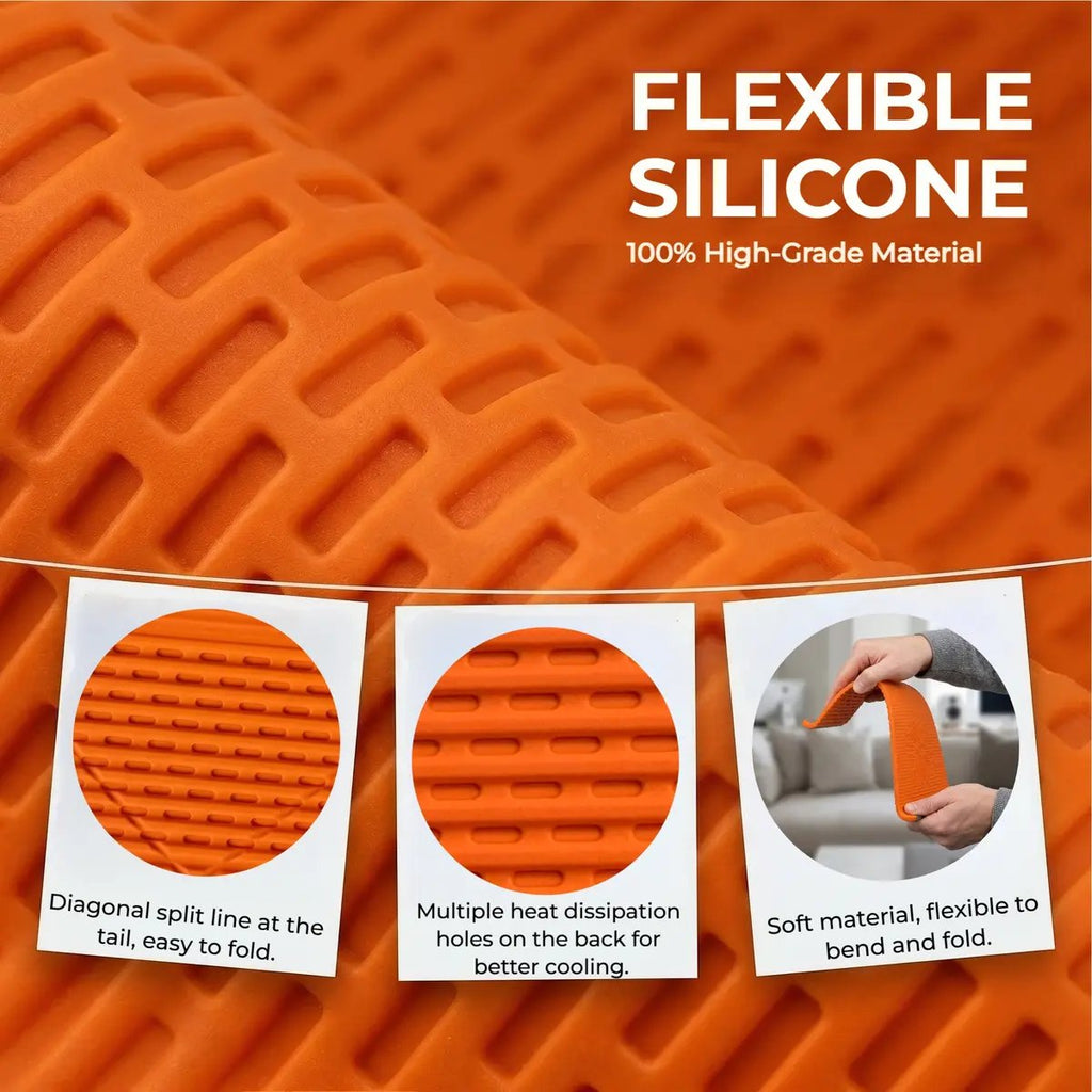 Flexible Silicone Phone Holder - Bendable Rollable Foldable Design