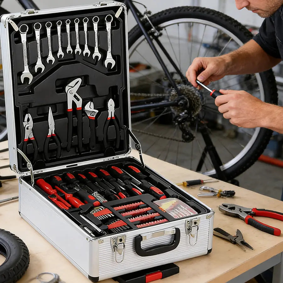 💥💥899-Piece Professional Tool Set | Mobile Tool Cabinet with Wheels